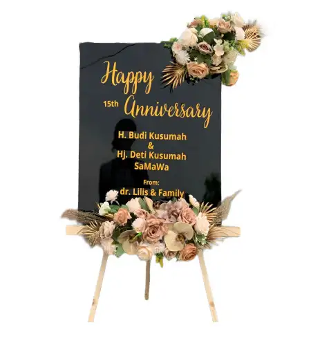 Papan Bunga Akrilik Rancateureup