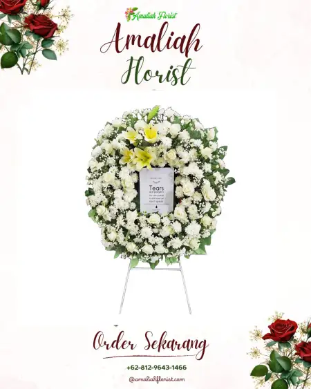 Krans Bunga Duka Rancateureup